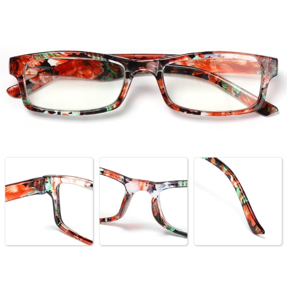 Lunettes de Lecture Tendance Homme Femme Haute Définition Transparentes Protection Anti Lumière Bleue Lunettes Optiques Transparentes Avec Dioptrie +1.0~+4.0
