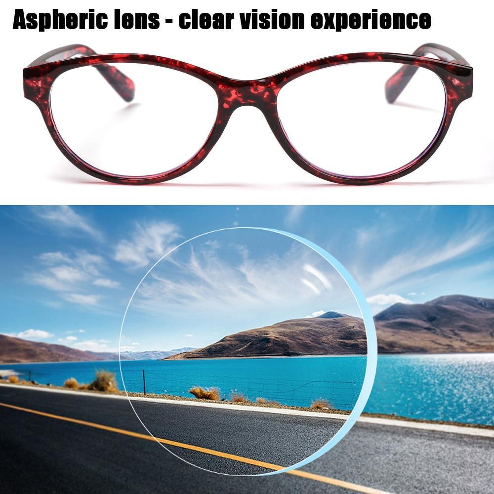 Lunettes de Lecture Tendance Homme Femme Haute Définition Transparentes Protection Anti Lumière Bleue Lunettes Optiques Transparentes Avec Dioptrie +1.0~+4.0