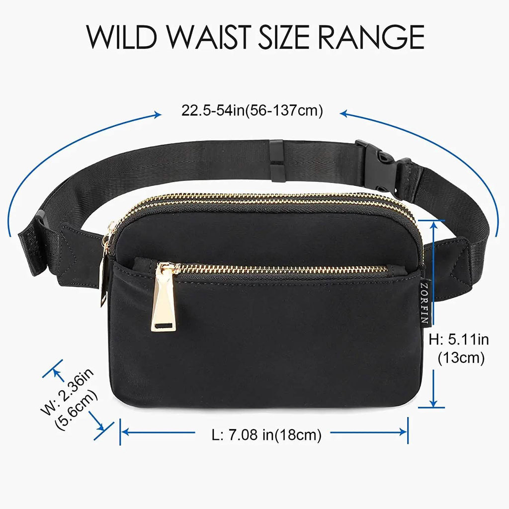 Sac banane de mode avec ceinture réglable
