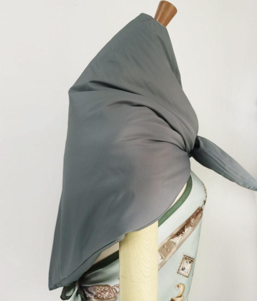 Écharpe matelassée légère et douce pour femme, tour de cou, châle triangle, écharpe à capuche, légère, pour l'hiver