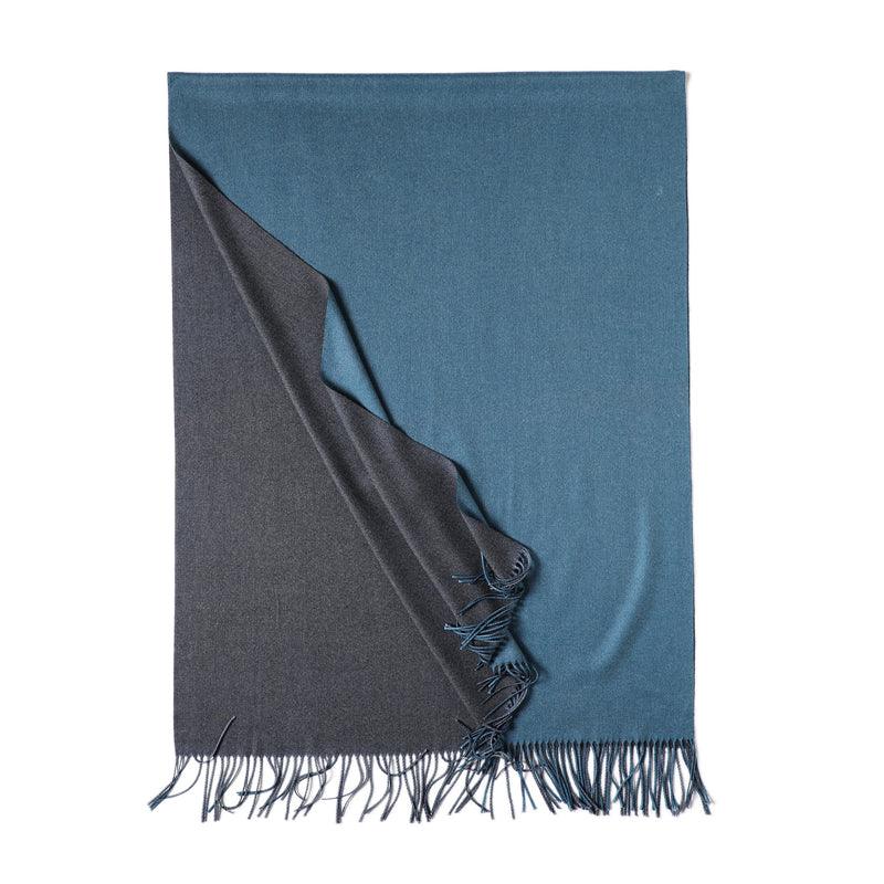 Écharpe d'hiver unie douce en cachemire léger, châle en cachemire, écharpe légère, châle, hijab, châle, écharpe élégante, couverture, bandana à pompons pour femme