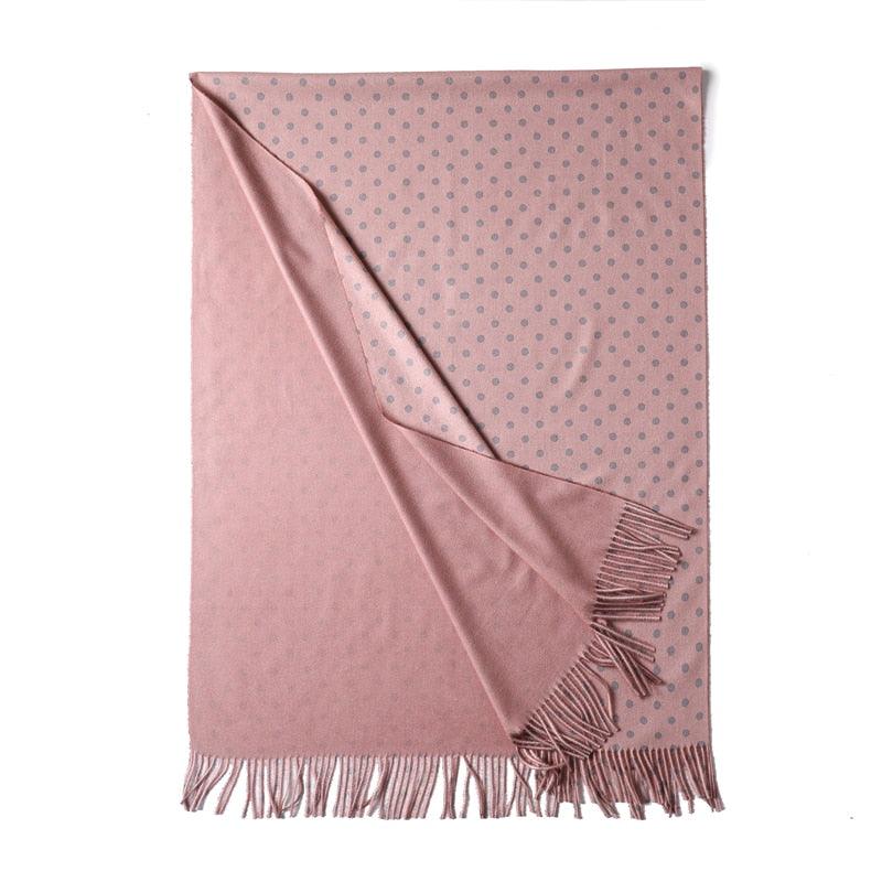 Écharpe d'hiver unie douce en cachemire léger, châle en cachemire, écharpe légère, châle, hijab, châle, écharpe élégante, couverture, bandana à pompons pour femme