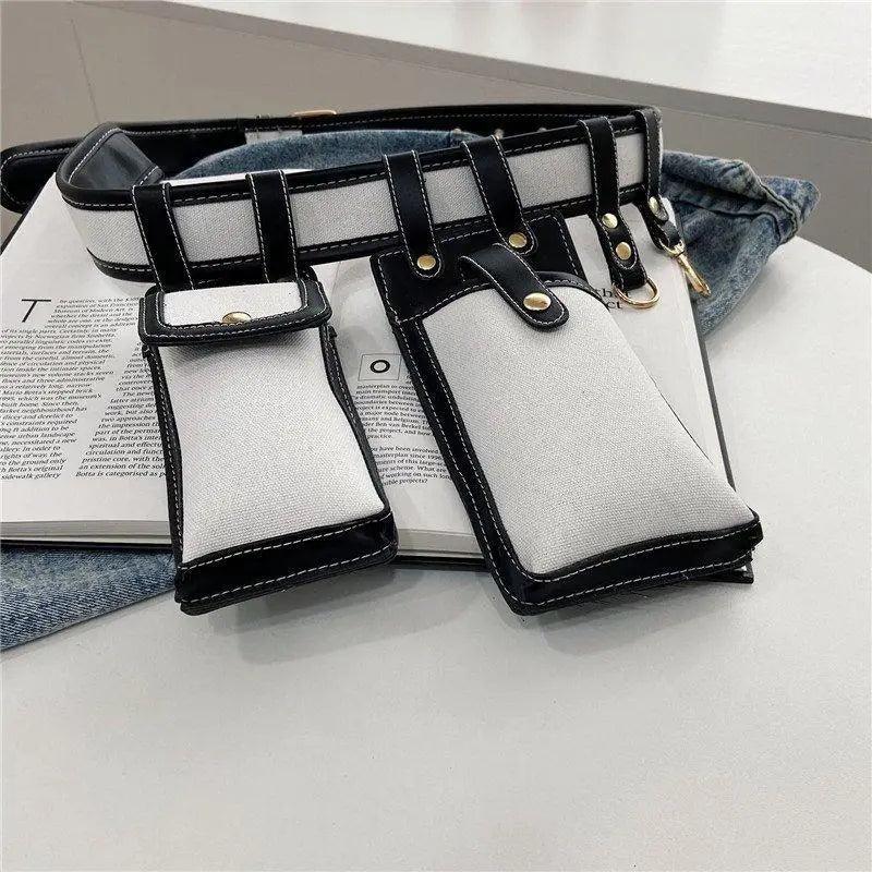 Sac banane de luxe en cuir pour femmes, sac à bandoulière rétro noir, sac de soirée pour femmes et filles