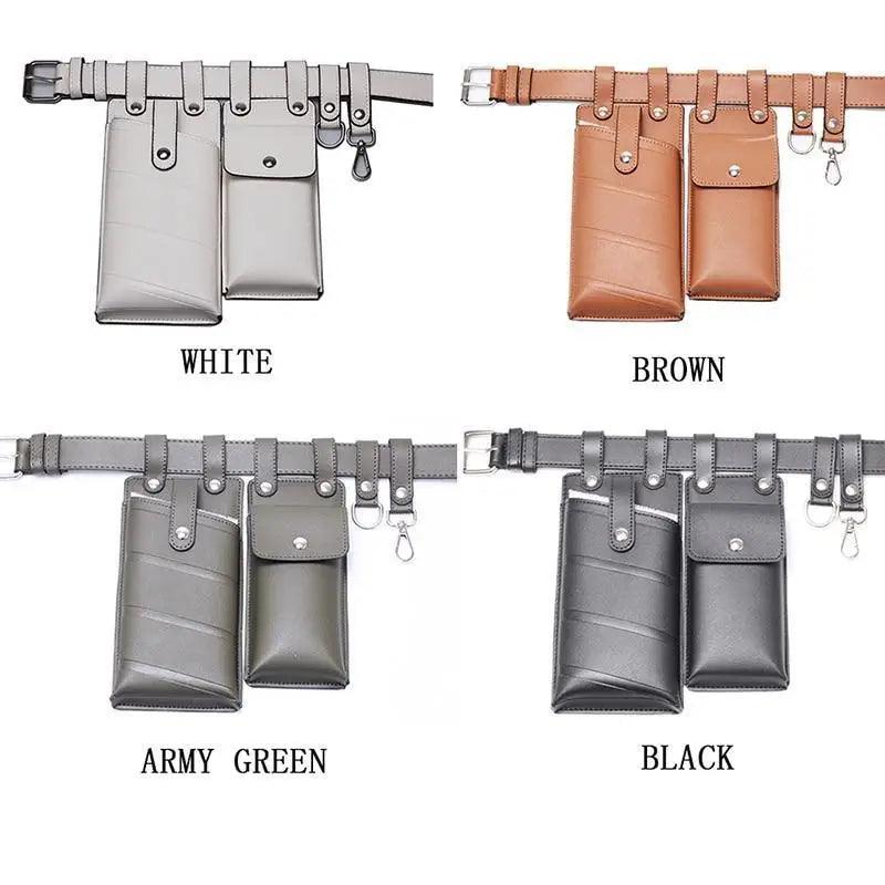 Sac banane de luxe en cuir pour femmes, sac à bandoulière rétro noir, sac de soirée pour femmes et filles