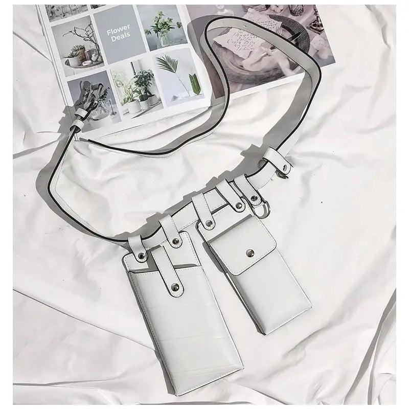 Sac banane de luxe en cuir pour femmes, sac à bandoulière rétro noir, sac de soirée pour femmes et filles