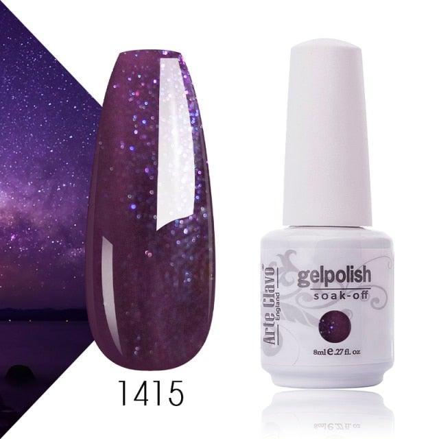 Vernis à Ongles Gel Femme Multi Couleurs UV LED Brillant Mat Design Luxe Pour Femmes