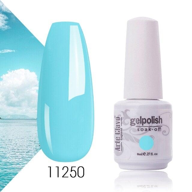Vernis à Ongles Gel Femme Multi Couleurs UV LED Brillant Mat Design Luxe Pour Femmes