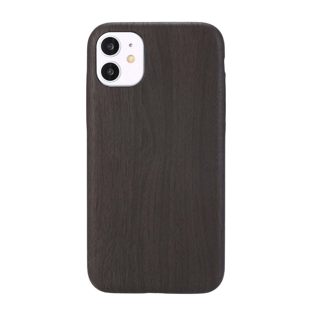 Coques de téléphone tendance aspect bois pour iPhone 13 12 11 Pro Max Coque arrière anti-choc pour iPhone X XR XS Max 7 8 Plus Se Coque unique et élégante minimaliste Compatible avec le chargement sans fil Véritable coque en bois pour iPhone