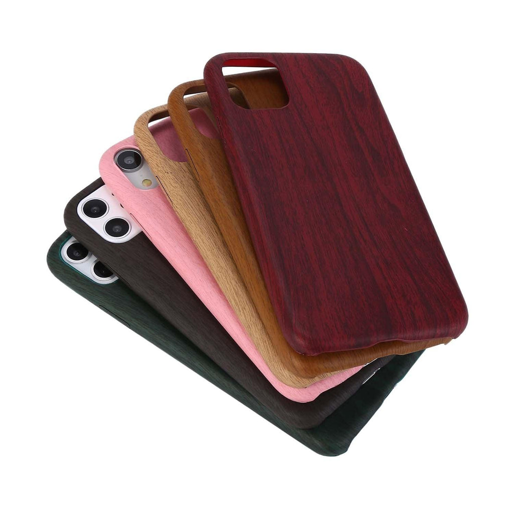 Coques de téléphone tendance aspect bois pour iPhone 13 12 11 Pro Max Coque arrière anti-choc pour iPhone X XR XS Max 7 8 Plus Se Coque unique et élégante minimaliste Compatible avec le chargement sans fil Véritable coque en bois pour iPhone