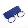 Lunettes de lecture Mini Clip de nez à coller, design tendance, avec mini étui pliant, pour hommes, ultralégères, montures légères