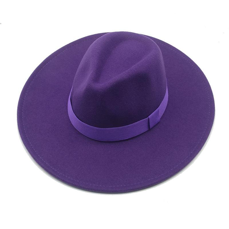 Chapeaux Fedora Tendance pour Femmes Casquettes de Soirée à Large Bord Chapeaux Fedora pour Femmes Chapeau Fedora Élégant à Large Bord Chapeau de Mariage pour Hommes Ceinture Chaude Style Rétro 56-58cm
