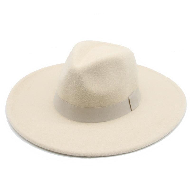 Chapeaux Fedora Tendance pour Femmes Casquettes de Soirée à Large Bord Chapeaux Fedora pour Femmes Chapeau Fedora Élégant à Large Bord Chapeau de Mariage pour Hommes Ceinture Chaude Style Rétro 56-58cm