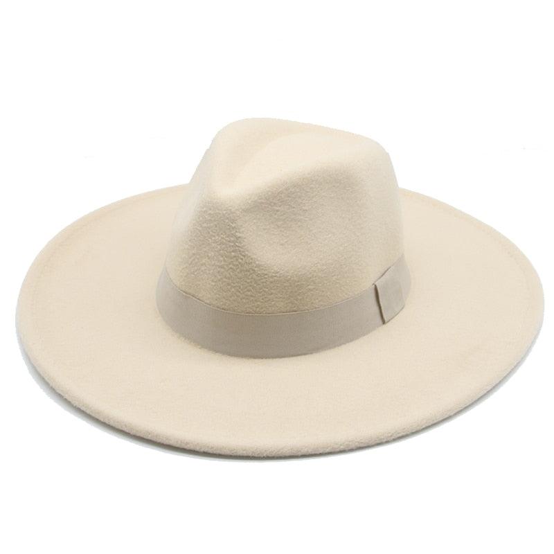 Chapeaux Fedora Tendance pour Femmes Casquettes de Soirée à Large Bord Chapeaux Fedora pour Femmes Chapeau Fedora Élégant à Large Bord Chapeau de Mariage pour Hommes Ceinture Chaude Style Rétro 56-58cm