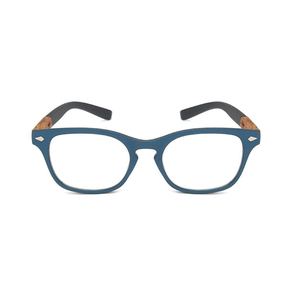 Monture Légère Tendance Lunettes de Soleil Design Élégant Veinure Bois Lunettes de Lecture pour Femmes Hommes Mode Presbytie Lunettes de Vue Homme Dioptrie Moderne