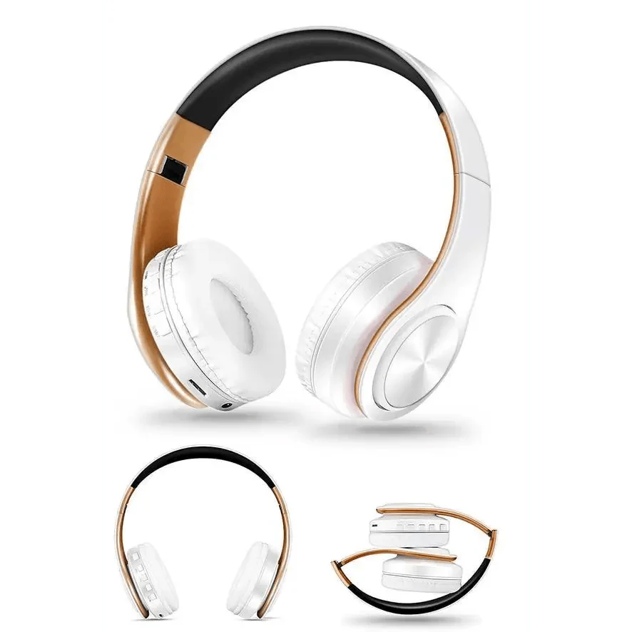 Écouteurs stéréo à la mode Casque pliable Bluetooth Casque de musique Casque tendance Casque léger et portable