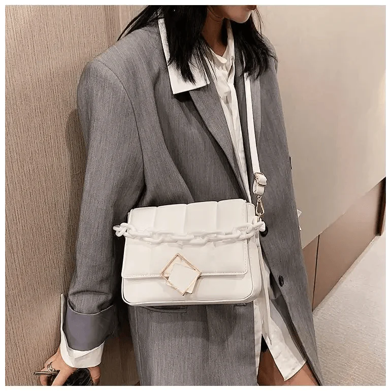 Sac à main tendance pour femme automne hiver, sac à bandoulière littéraire pour femme, sac à bandoulière avec chaîne, sac à main tendance pour femme