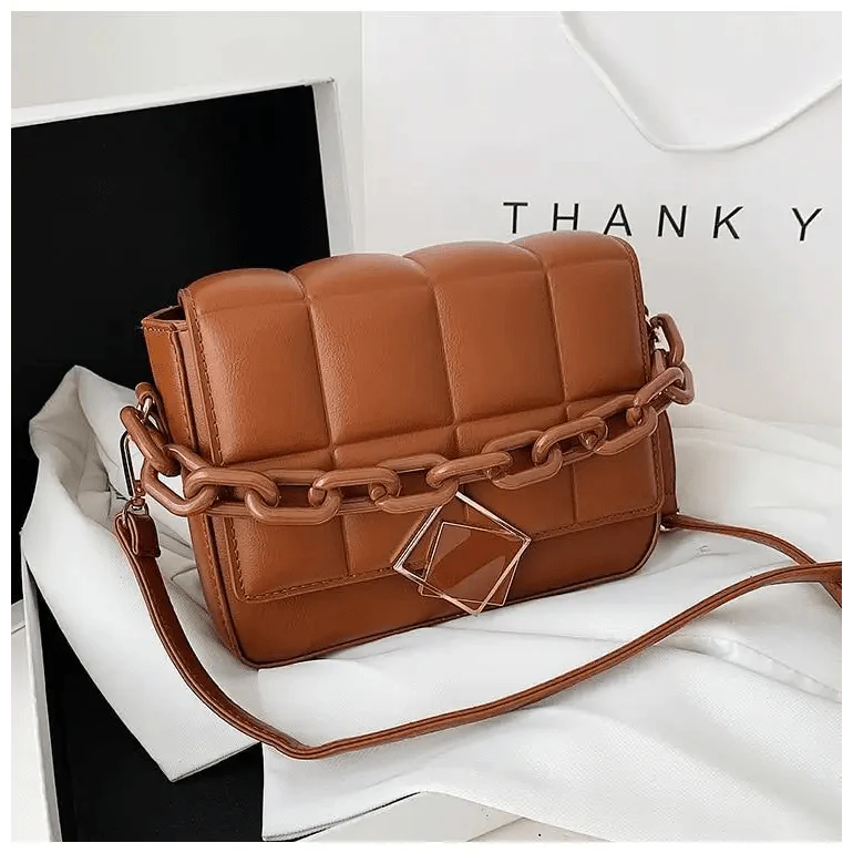 Sac à main tendance pour femme automne hiver, sac à bandoulière littéraire pour femme, sac à bandoulière avec chaîne, sac à main tendance pour femme