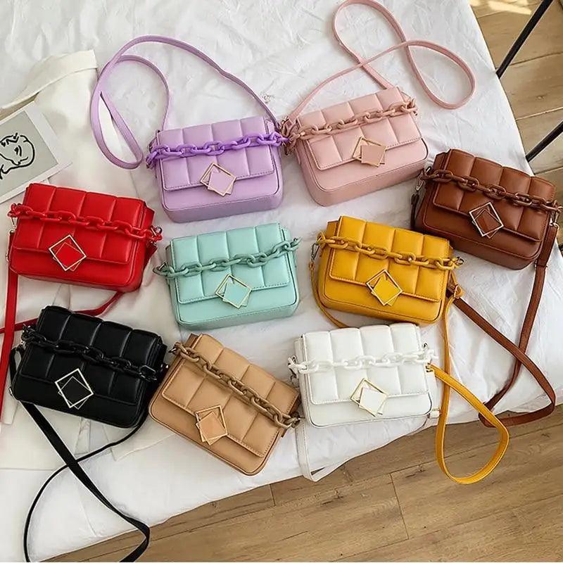 Sac à main tendance pour femme automne hiver, sac à bandoulière littéraire pour femme, sac à bandoulière avec chaîne, sac à main tendance pour femme