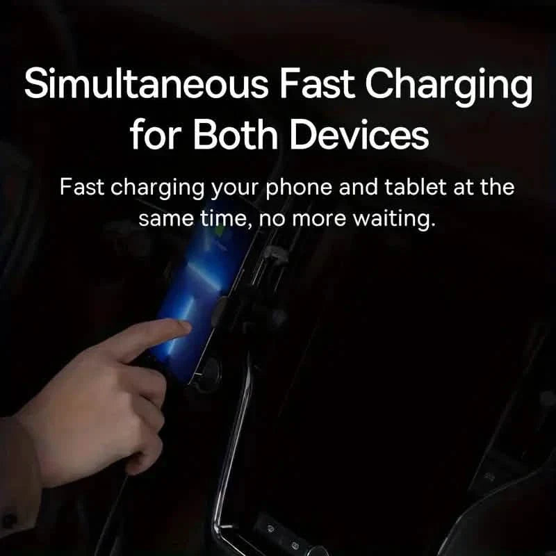 Chargeur de voiture 6 ports à charge rapide avec 4 USB + 2 Type-C 40W QC3.0