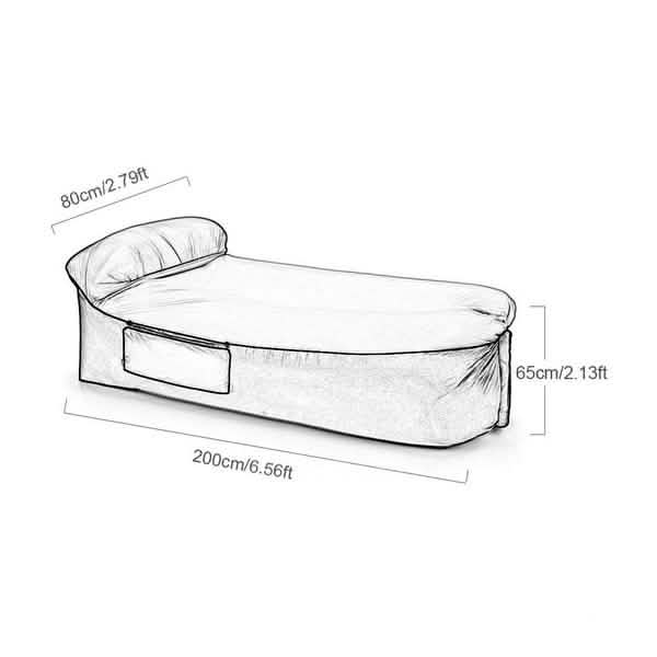 Canapé Gonflable Rapide et Confortable