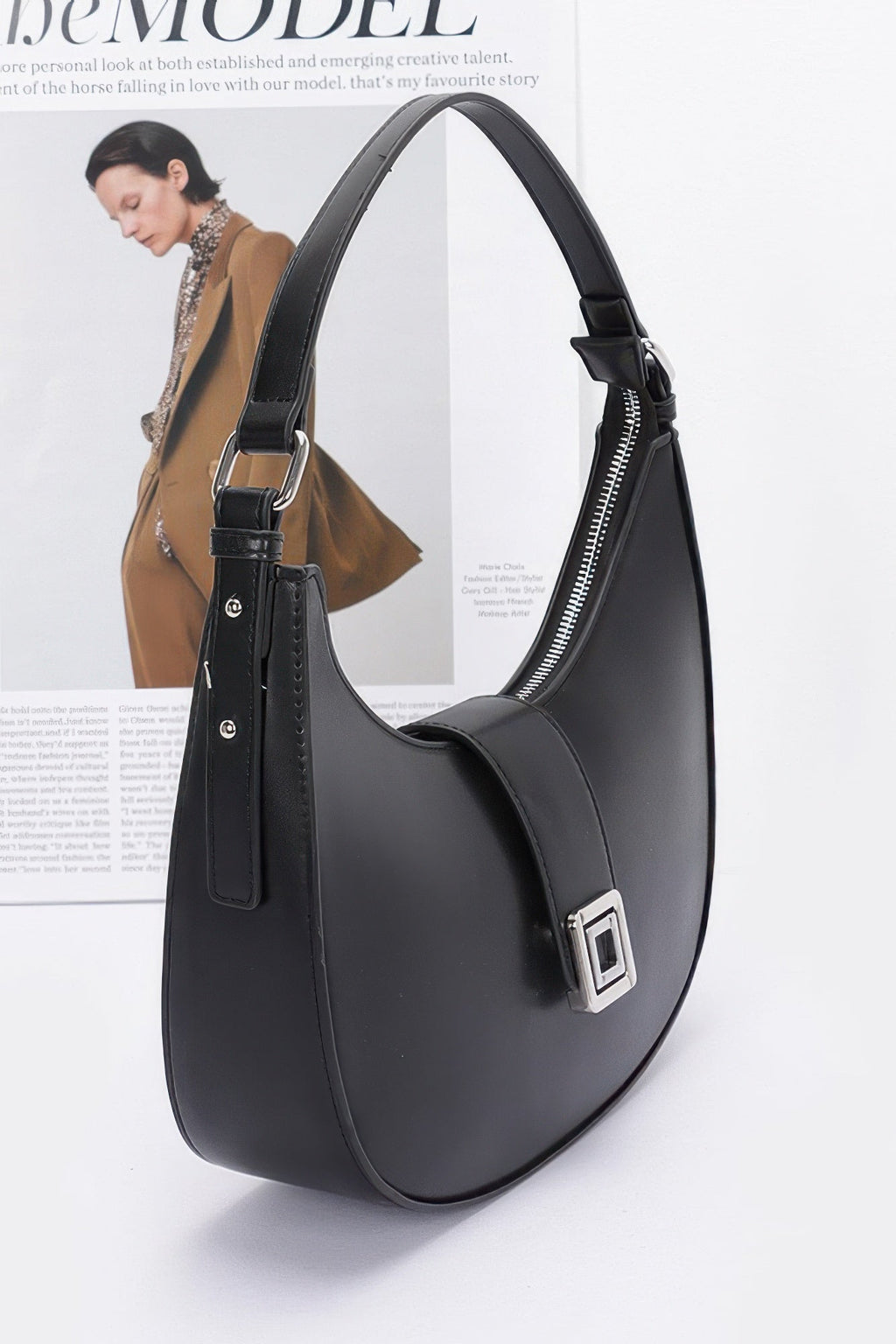 Sac hobo en similicuir