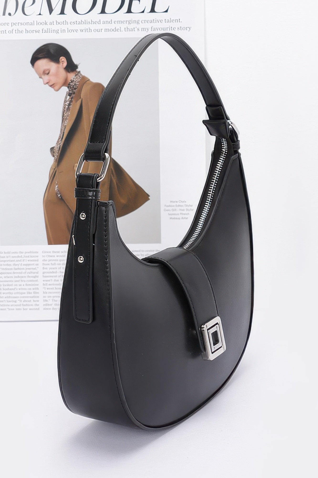 Sac hobo en similicuir