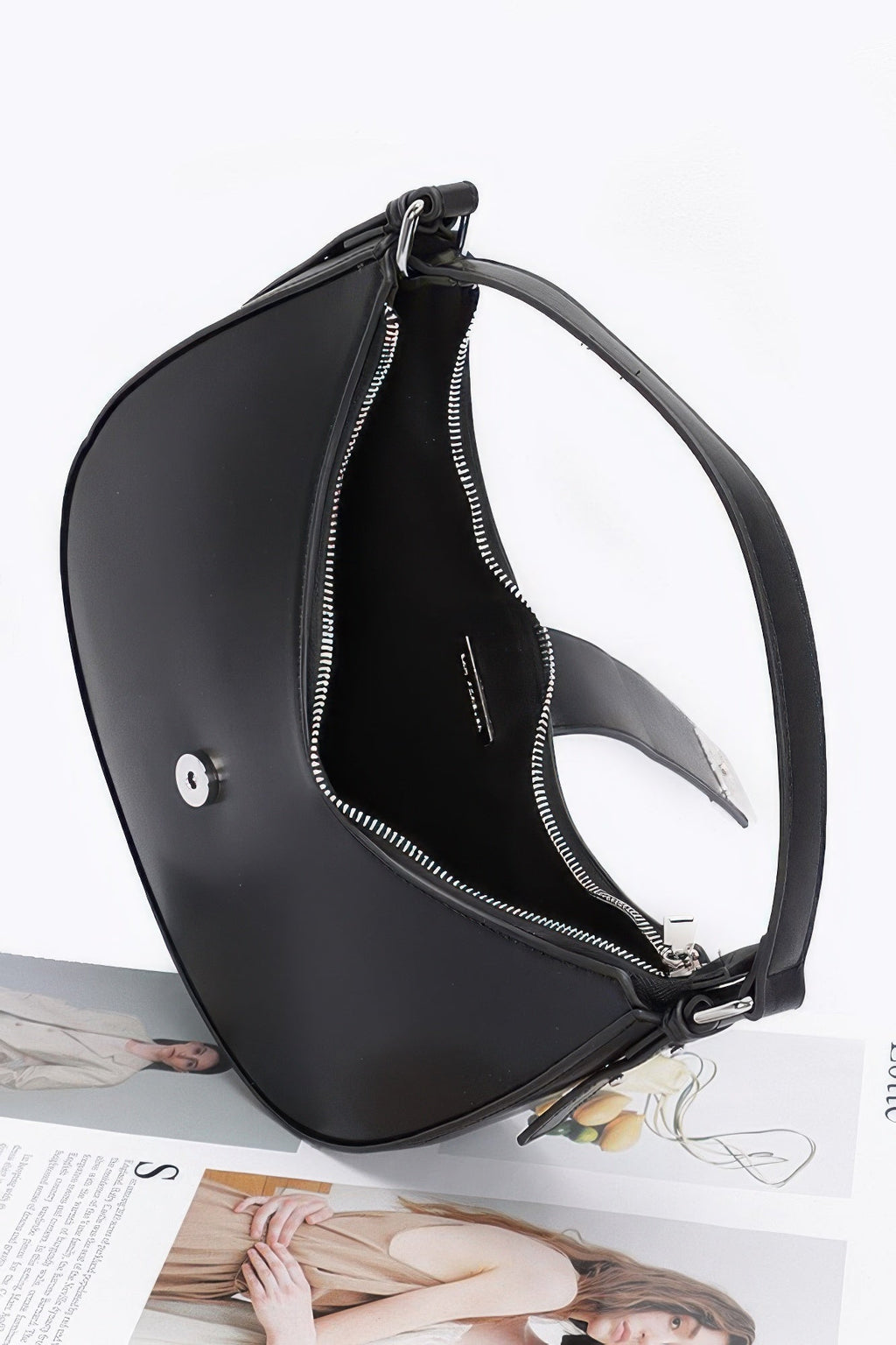 Sac hobo en similicuir