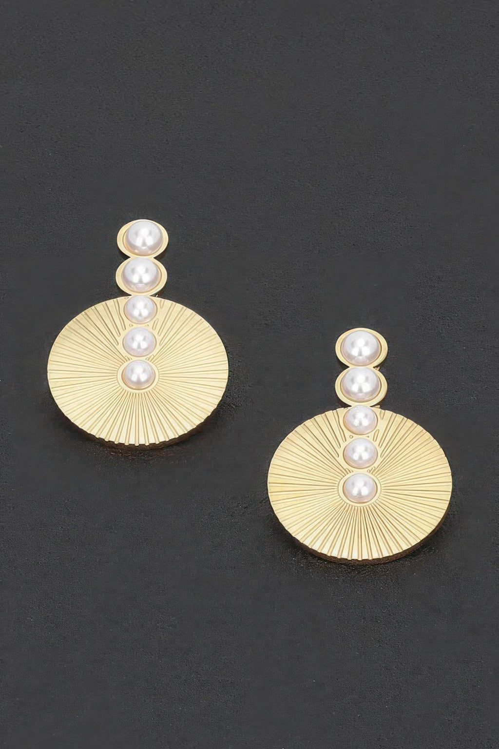 Boucles d'oreilles vintage fausses perles