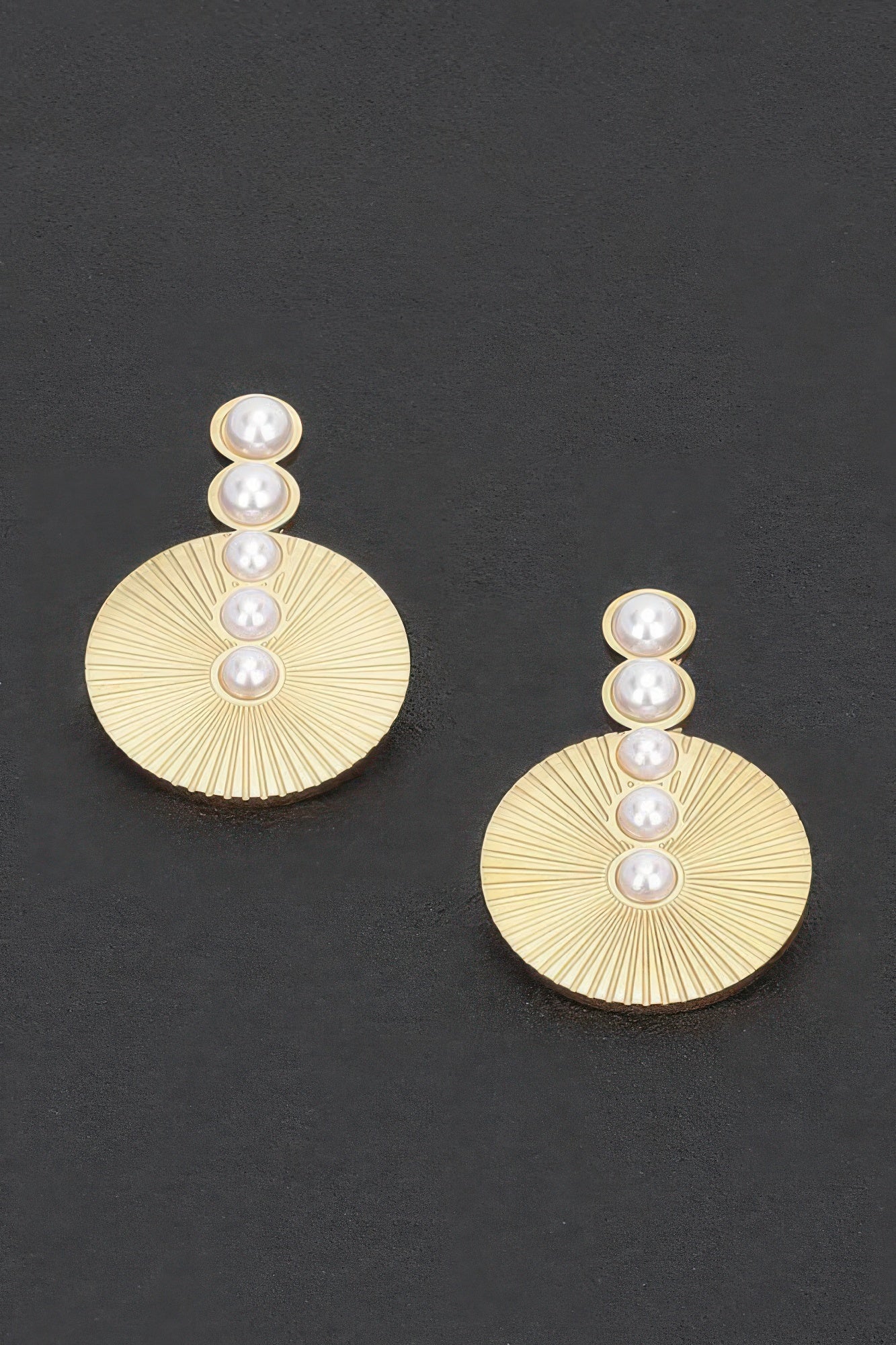 Boucles d'oreilles vintage fausses perles