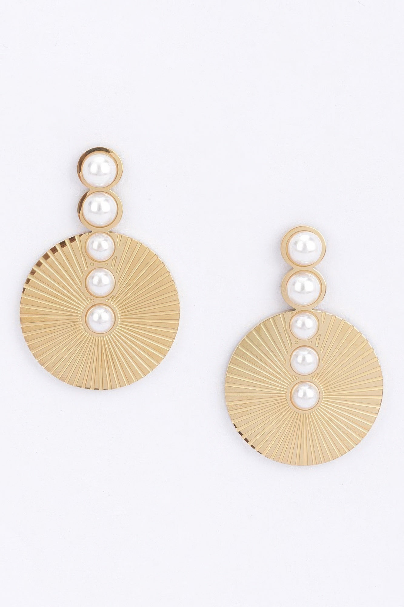Boucles d'oreilles vintage fausses perles