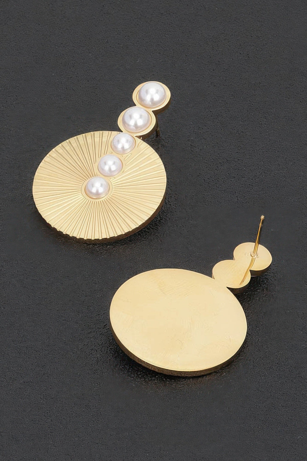 Boucles d'oreilles vintage fausses perles