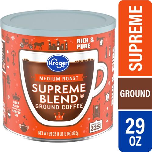 Kroger Suprême Mélange Café moulu torréfaction moyenne 822 g