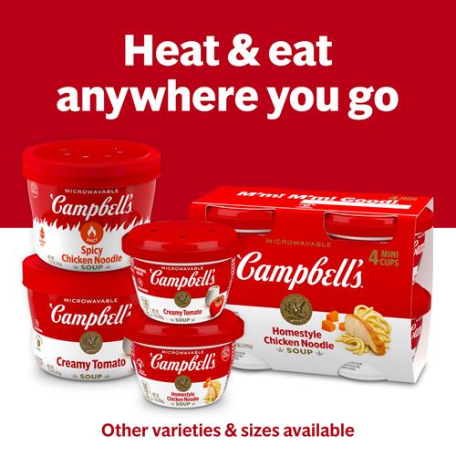 Soupe Tomate Épicée Campbell’s, Bol Micro-ondable 436 g