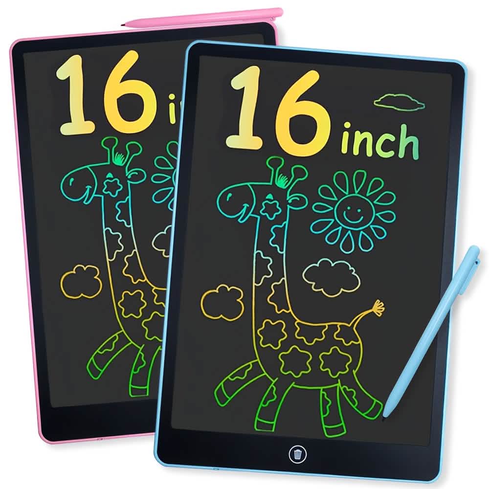 Tablette d'écriture numérique LCD avec stylet – Tableau de griffonnage et de dessin effaçable et réutilisable