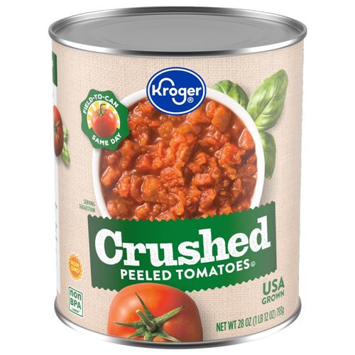 Tomates pelées concassées Kroger 28 oz