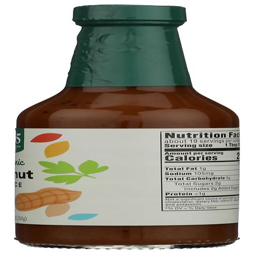 Whole Foods Market, Sauce d'arachide biologique, 10 oz