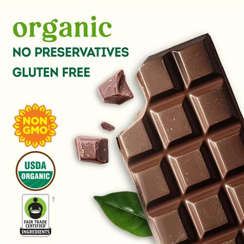 Barre de chocolat noir bio équitable Simple Truth au sel de mer et 70 % de cacao 89,9 g