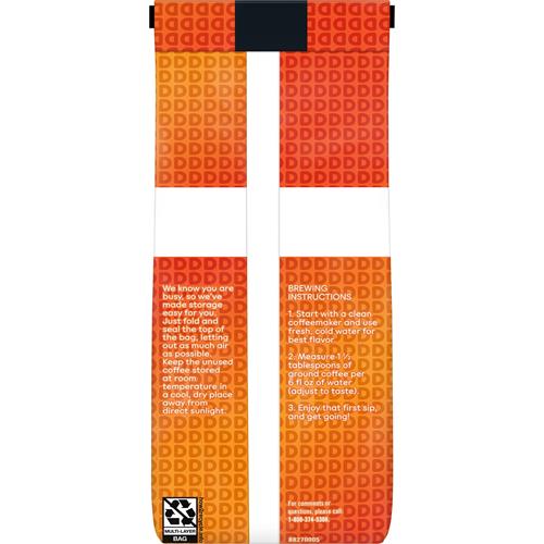 Café moulu Dunkin' Midnight Dark Roast, 312 g (lot de 1)