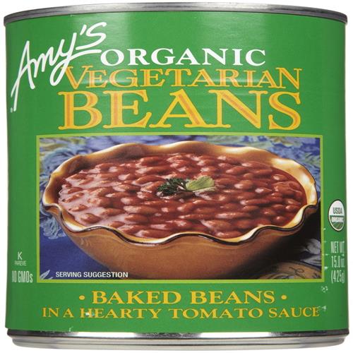 Haricots au four végétariens biologiques Amy's – 425 g