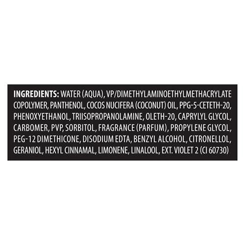 Gel capillaire anti-frisottis Tresemmé Mega Control sans alcool à l'huile de coco 255 g