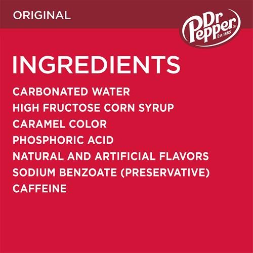 Dr Pepper - Mini Canettes, 221 ml, paquet de 6