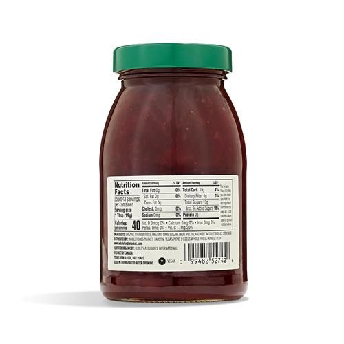 Whole Foods Market, Confiture de fraises bio, 29 onces