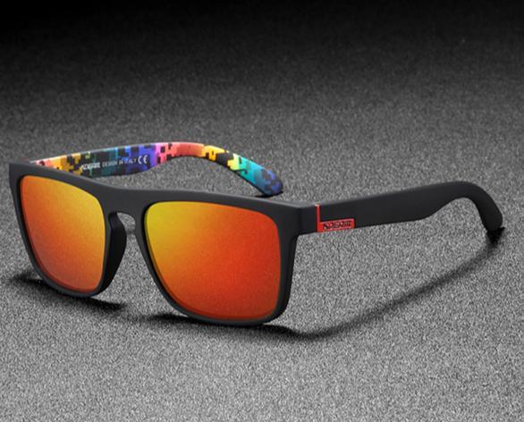 Nouvelles lunettes de soleil populaires polarisées miroir, tendance pour homme et femme, avec monture ultralégère, lunettes de soleil de sport carrées avec protection UV400