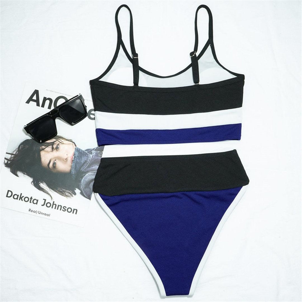 Maillot de bain femme taille haute bikini femme taille haute ensemble deux pièces maillots de bain haut de bikini avec bas maillots de bain pour adolescentes femmes maillot de bain deux pièces ensemble de bikini sport maillot de bain femme