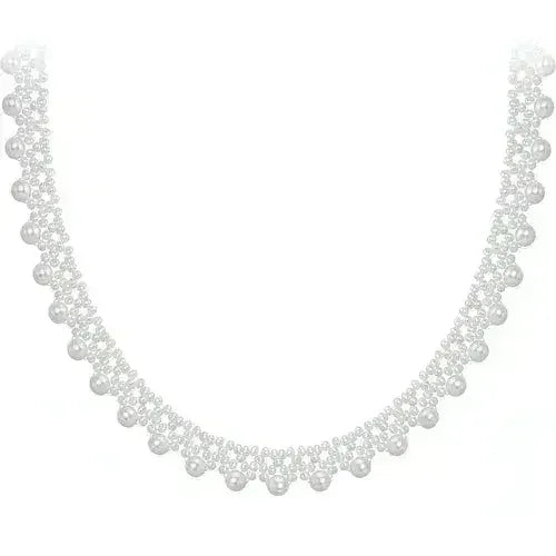 LuxeBijoux™ – Collier de perles des mers du Sud avec accent en or 18 carats