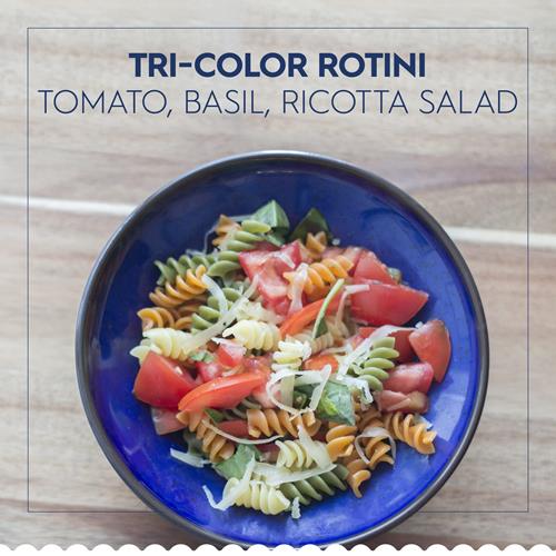 Pâtes Rotini Barilla Tricolores, Boîte de 340 g - Pâtes Sans OGM à Base de Semoule de Blum Dur - Pâtes Certifiées Casher