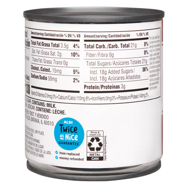 Lait concentré sucré Baker's Corner, 14 oz