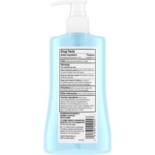 Savon liquide antibactérien pour les mains Kroger parfum eau de source 325 ml