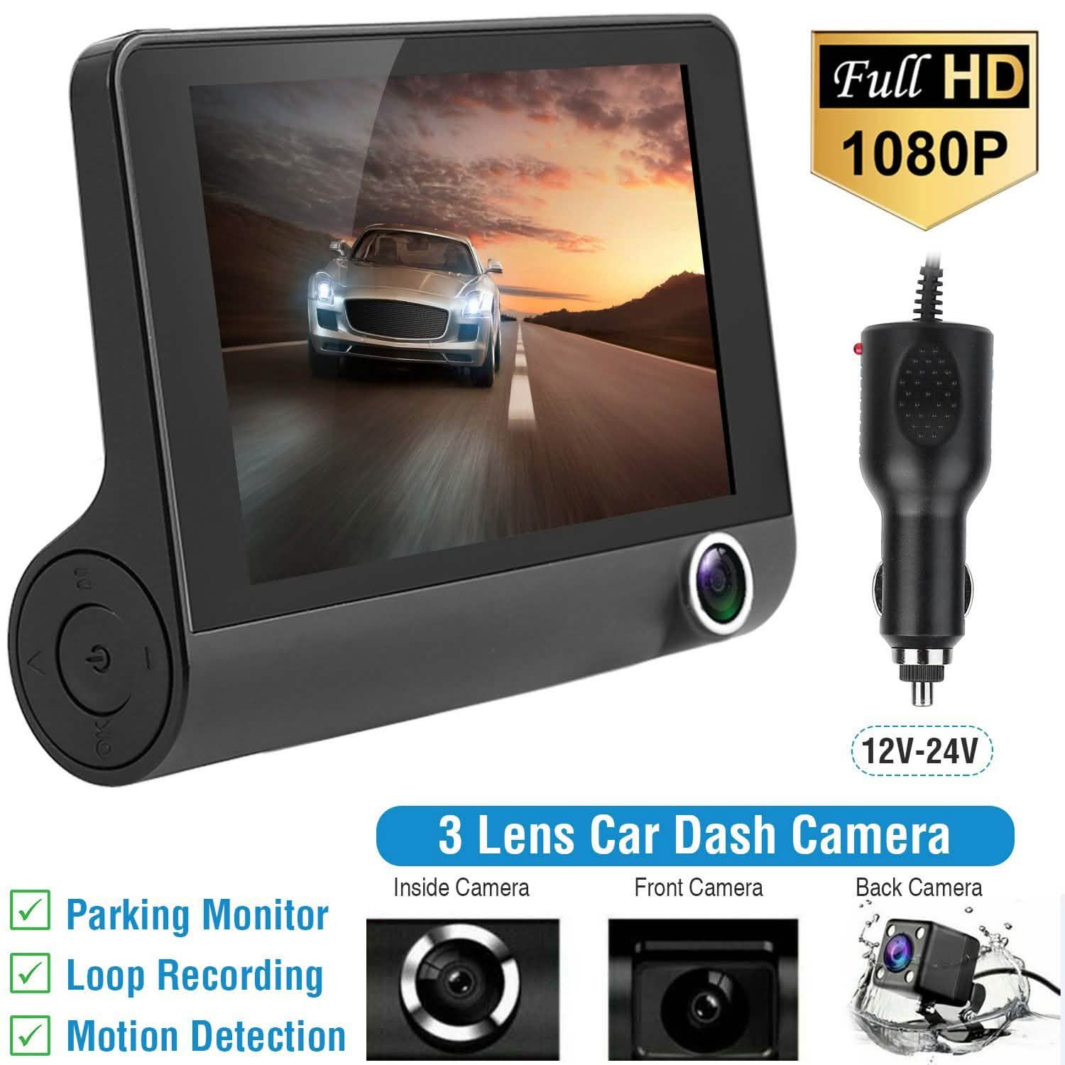 Caméra embarquée de voiture FHD 1080P