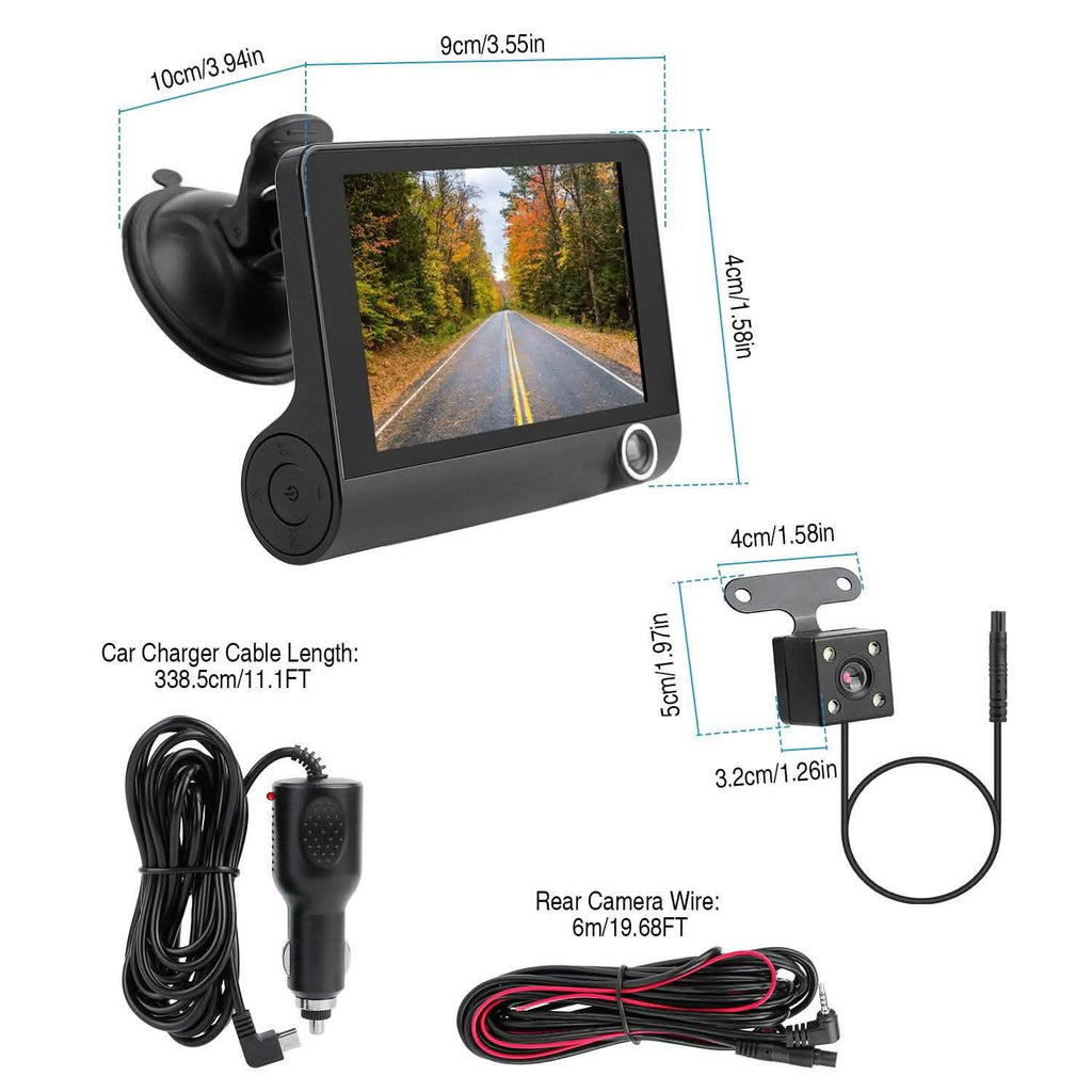 Caméra embarquée de voiture FHD 1080P